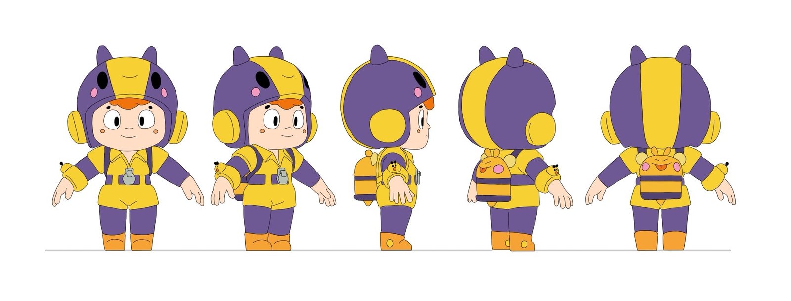 Bea Model Sheet